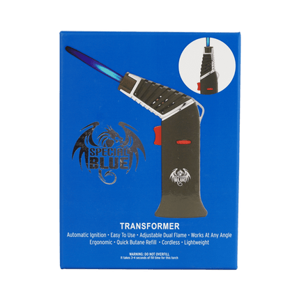 Special Blue "TRANSFORMER" Flame Torch-Avernic Smoke Shop