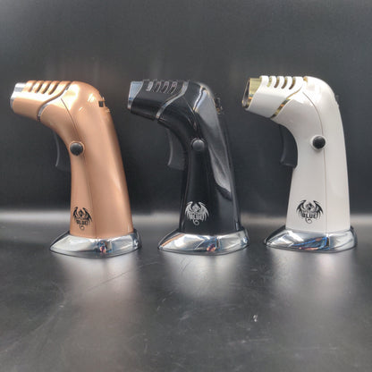 Special Blue "Triple Threat" Flame Torch-Avernic Smoke Shop