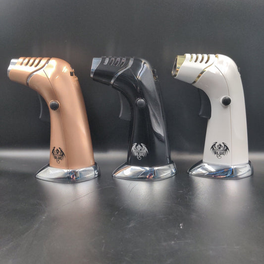 Special Blue "Triple Threat" Flame Torch - Meech Madness Smoke Shop