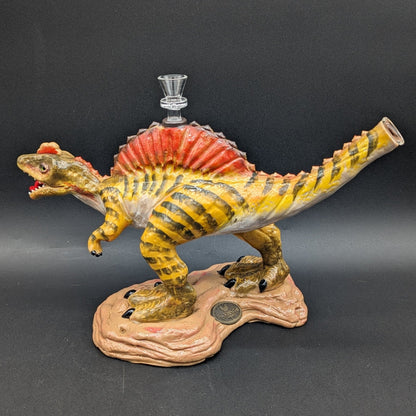 Spinosaurus Dinosaur Bong - Glass and Resin - Meech Madness Smoke Shop