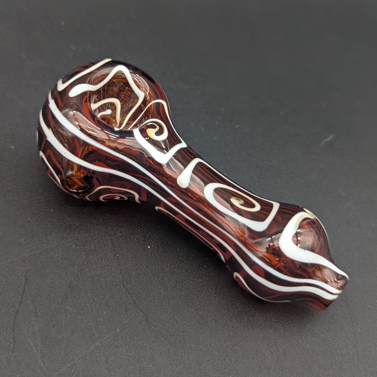 Sqwash Glass Color Swirl Spoon Pipes-Avernic Smoke Shop