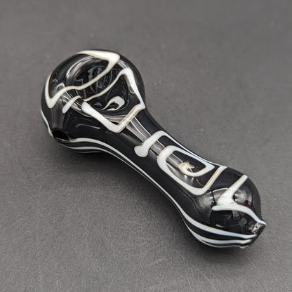 Sqwash Glass Color Swirl Spoon Pipes-Avernic Smoke Shop