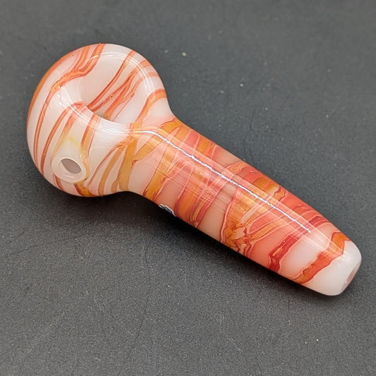 Sqwash Glass Color Wrapped Spoon Pipe-Avernic Smoke Shop