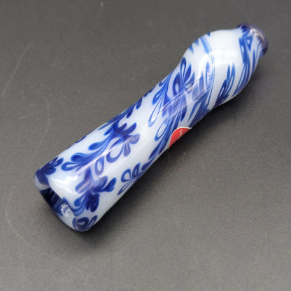 Sqwash Glass Flower Designed Chillums - Meech Madness Smoke Shop