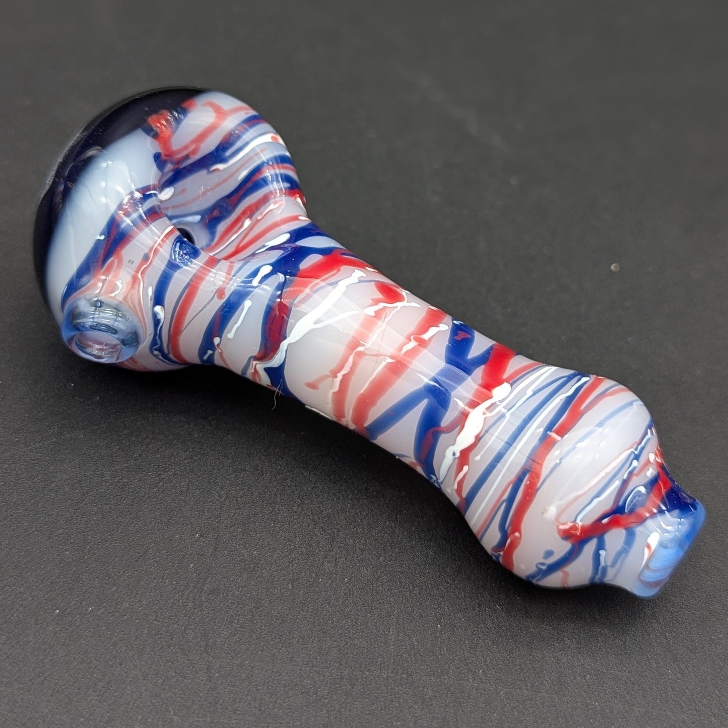 Sqwash Glass Rainbow Buffalo Pipe-Avernic Smoke Shop