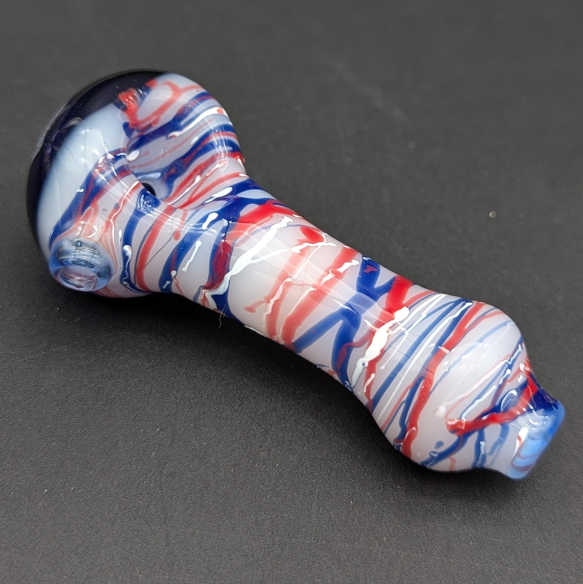 Sqwash Glass Rainbow Buffalo Pipe-Avernic Smoke Shop