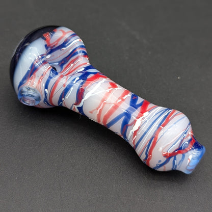 Sqwash Glass Rainbow Buffalo Pipe-Avernic Smoke Shop