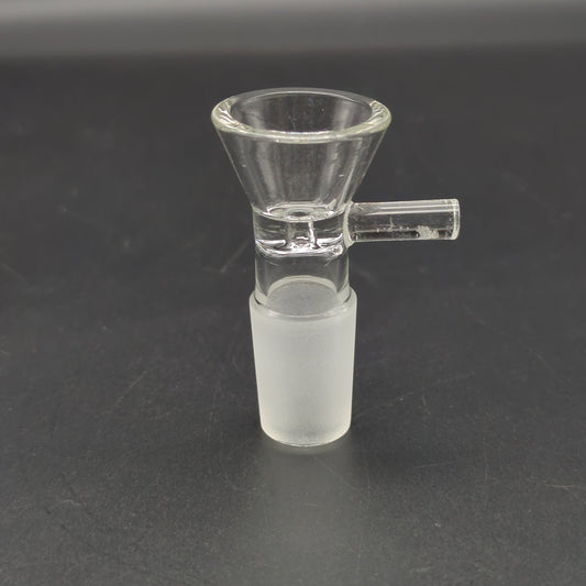 Standard Glass Bowl with Handle 18mm Male - Meech Madness Smoke Shop
