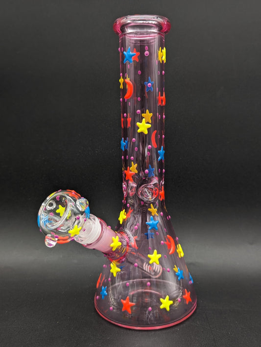 Starry Night Sky 10" Beaker Bong-Avernic Smoke Shop