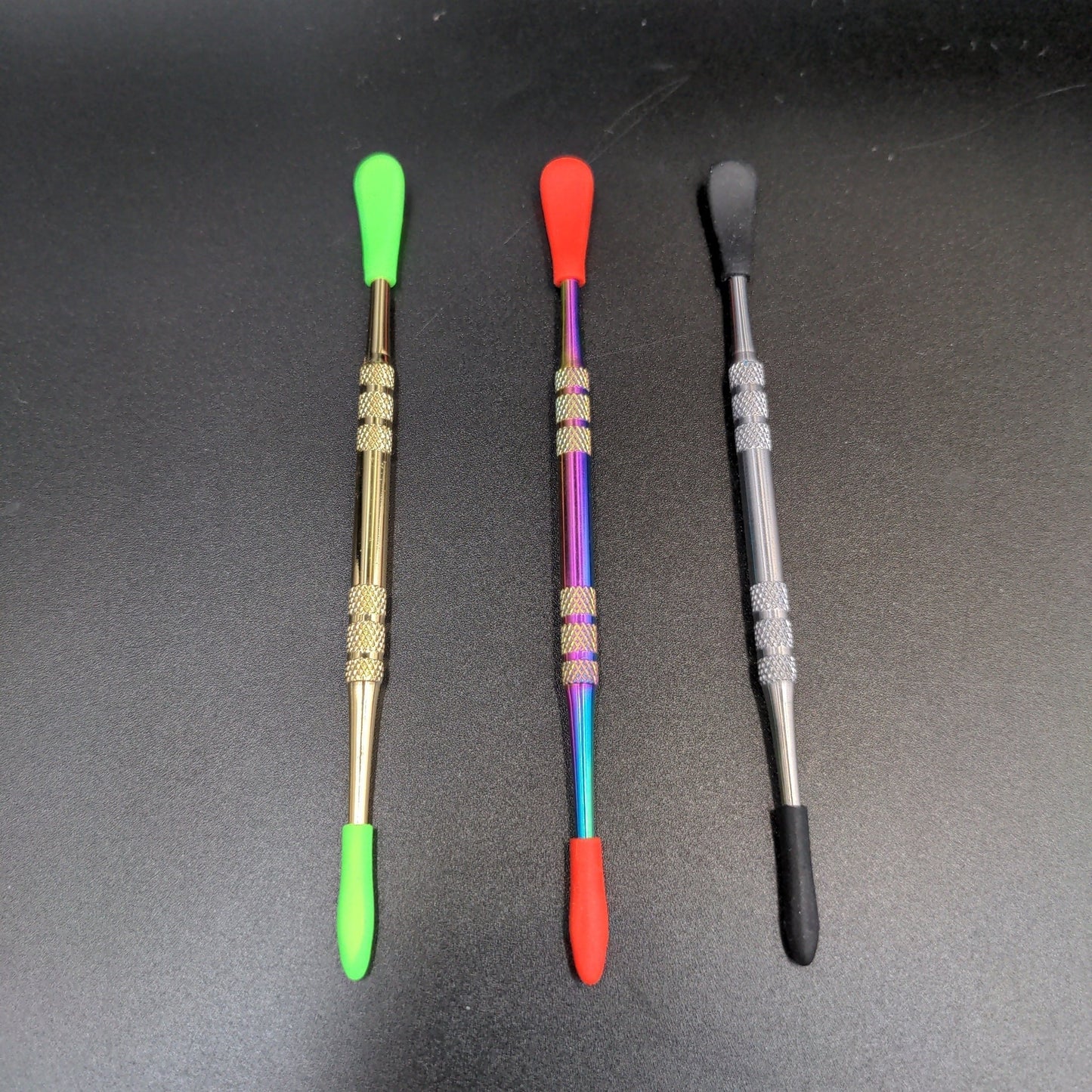 Steel Dab Tools with Silicone Caps - Meech Madness Smoke Shop