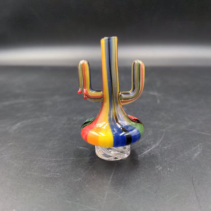 Striped Cactus Helix Carb Cap | 30mm - Avernic Smoke Shop