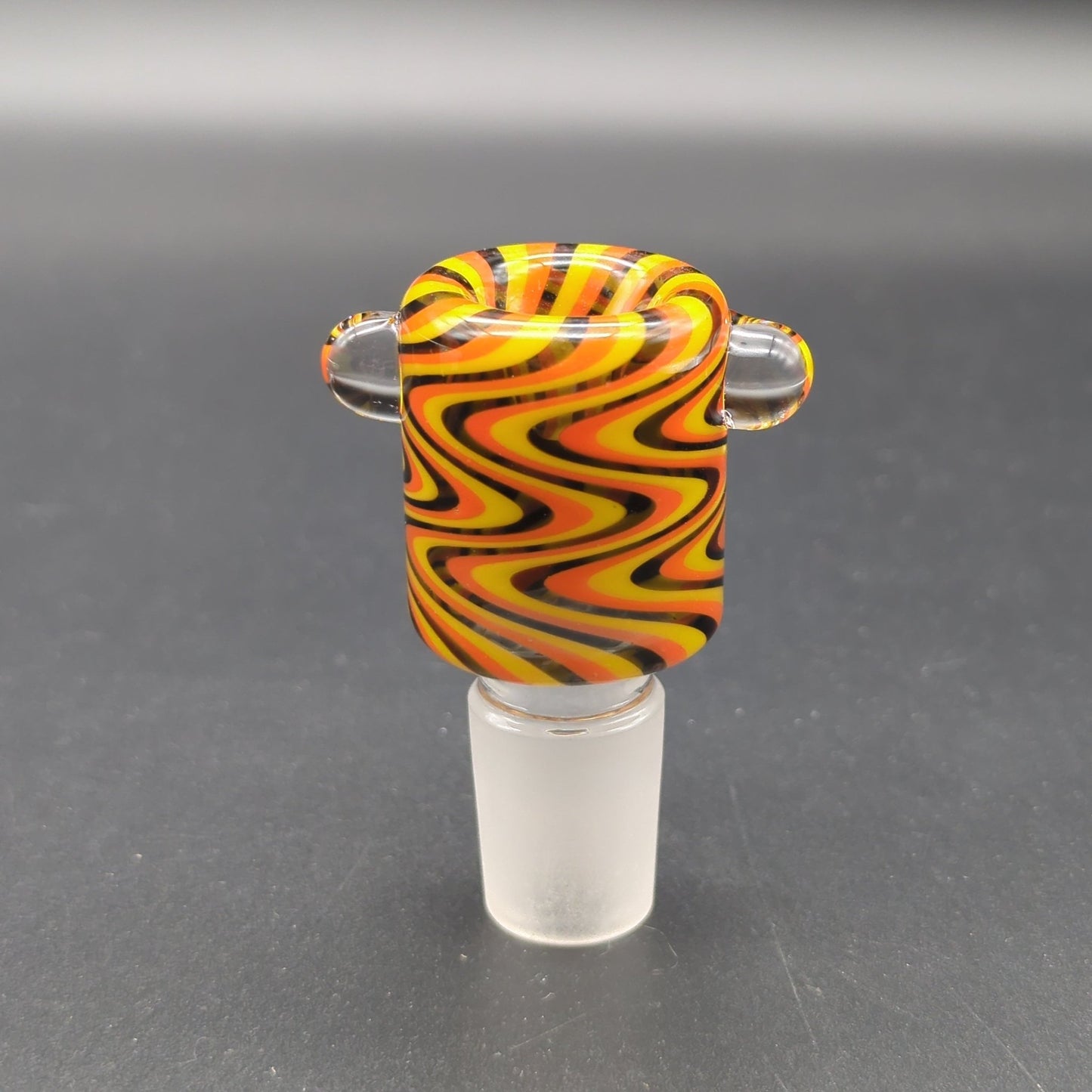 Studded Color Swirl 18mm Bowl Piece - Meech Madness Smoke Shop