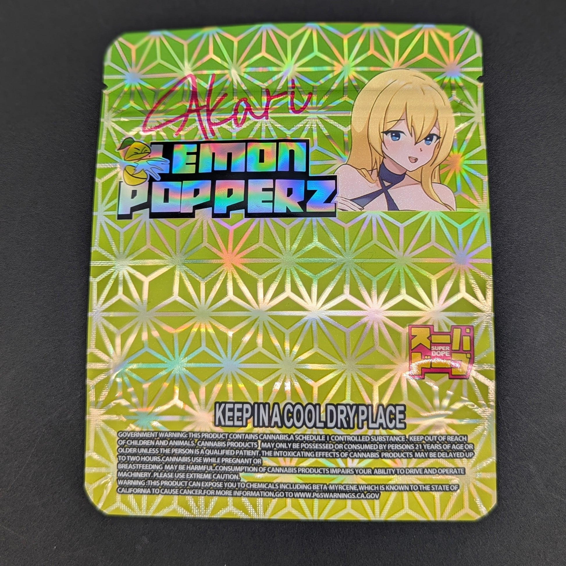 Super Dope - Lemon Poppers 3.5g Mylar Bag-Avernic Smoke Shop