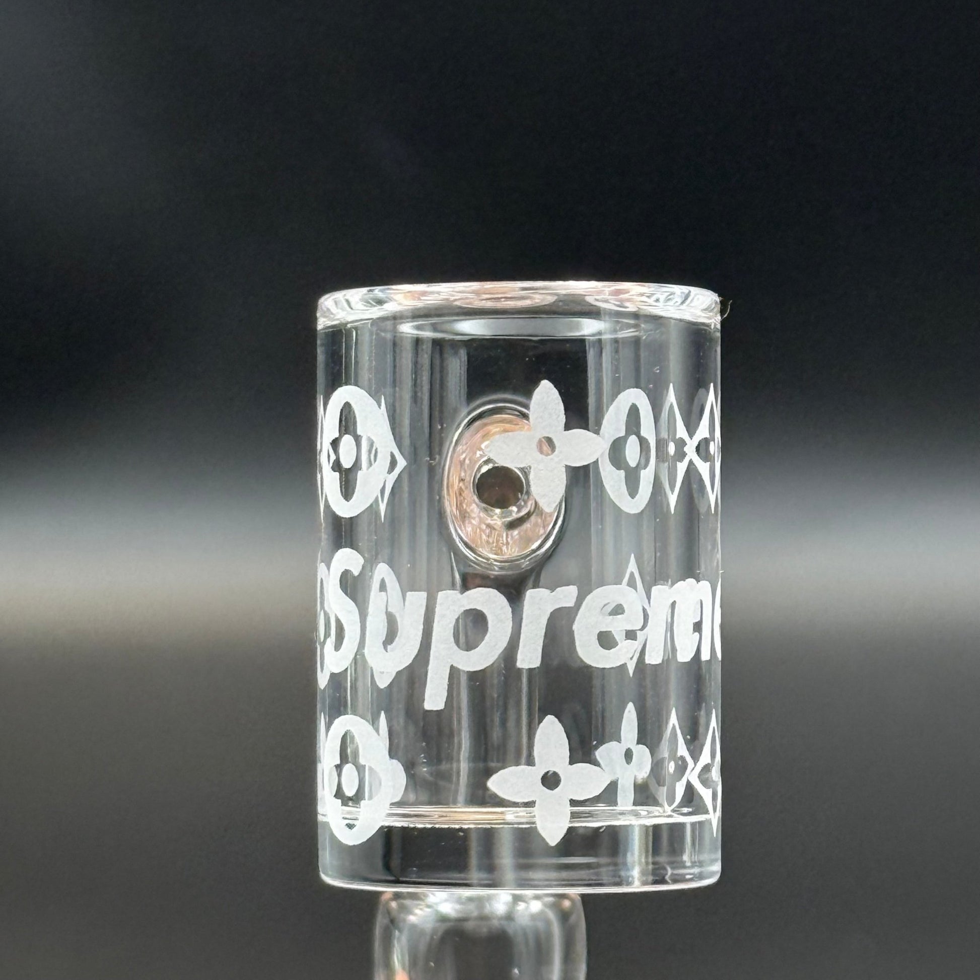 Superme 4mm Clear Bottom Beveled Edge - Meech Madness Smoke Shop