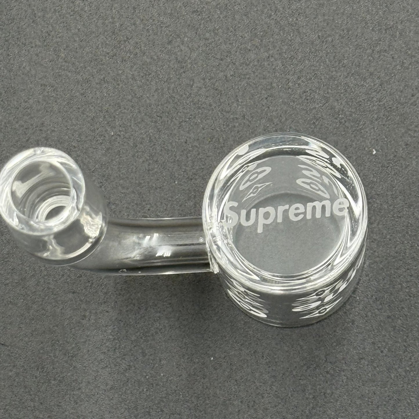 Superme 4mm Clear Bottom Beveled Edge - Meech Madness Smoke Shop