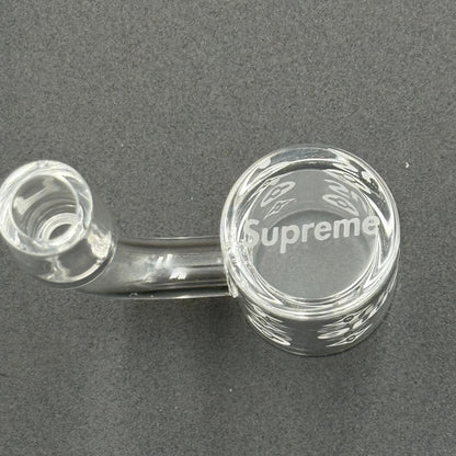 Superme 4mm Clear Bottom Beveled Edge - Meech Madness Smoke Shop