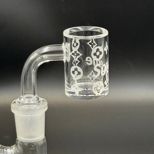 Superme 4mm Clear Bottom Beveled Edge - Meech Madness Smoke Shop