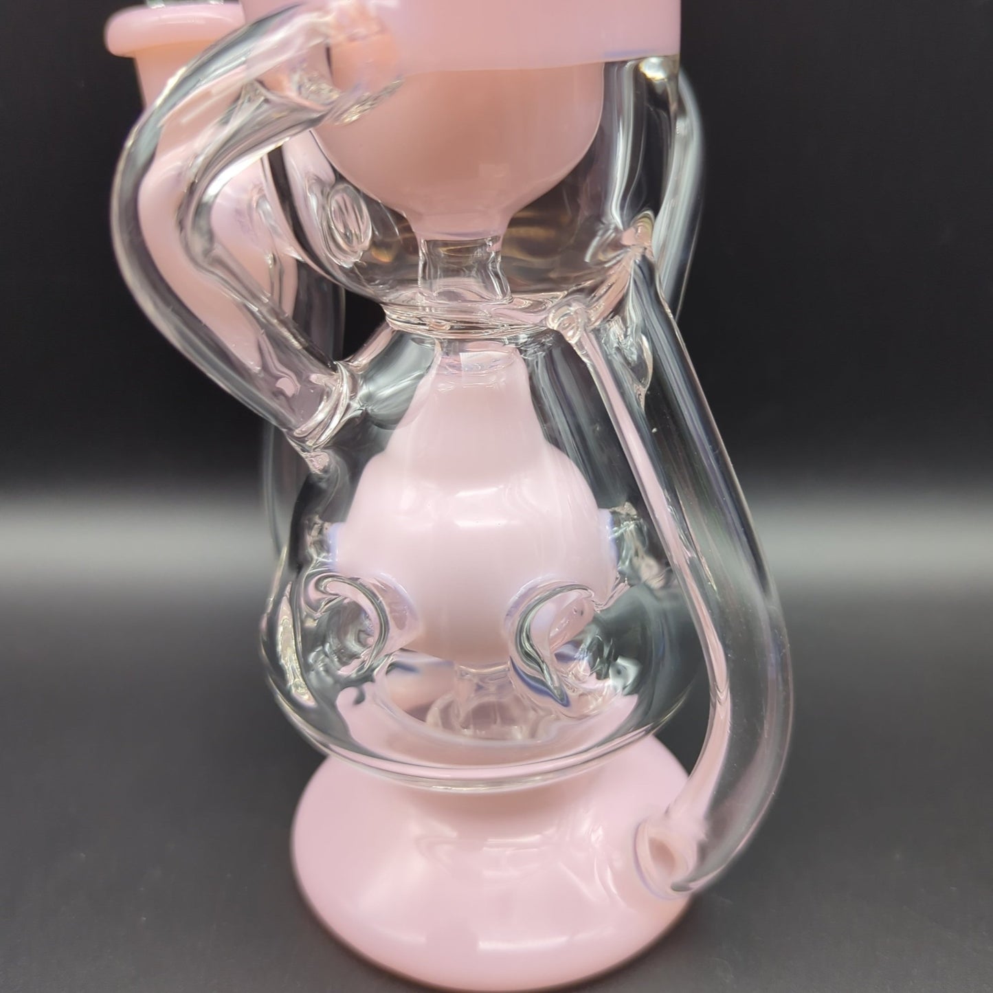 Swiss Holed Hollowfoot Recycler Water Pipe 10" - Meech Madness Smoke Shop