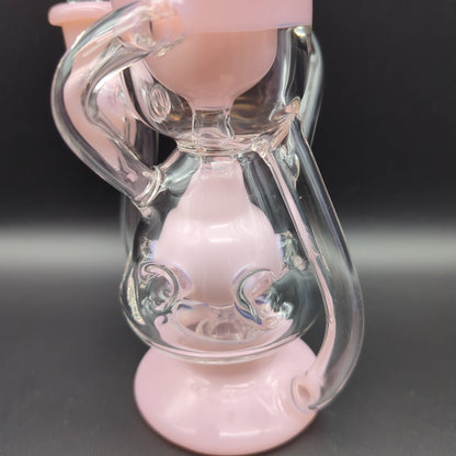 Swiss Holed Hollowfoot Recycler Water Pipe 10" - Meech Madness Smoke Shop