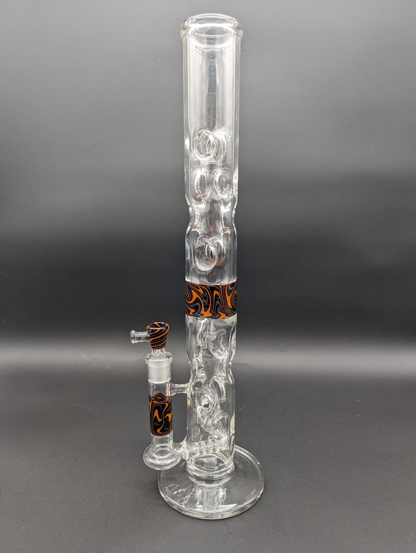 Swiss Wig Wag Straight Tubes - By Texas Hot Glass - Avernic Smoke Shop