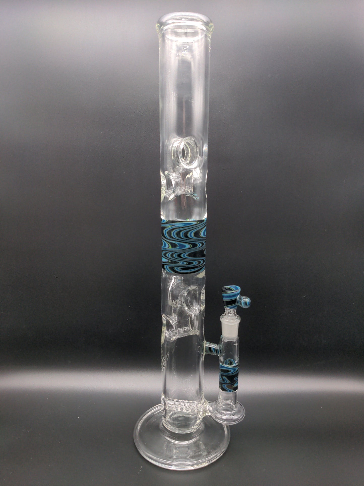 Swiss Wig Wag Straight Tubes - By Texas Hot Glass - Avernic Smoke Shop