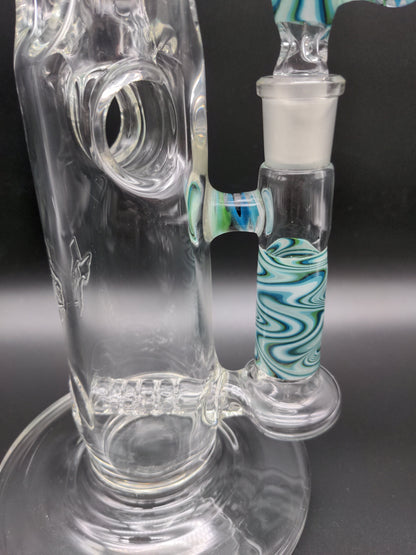 Swiss Wig Wag Straight Tubes - By Texas Hot Glass - Avernic Smoke Shop