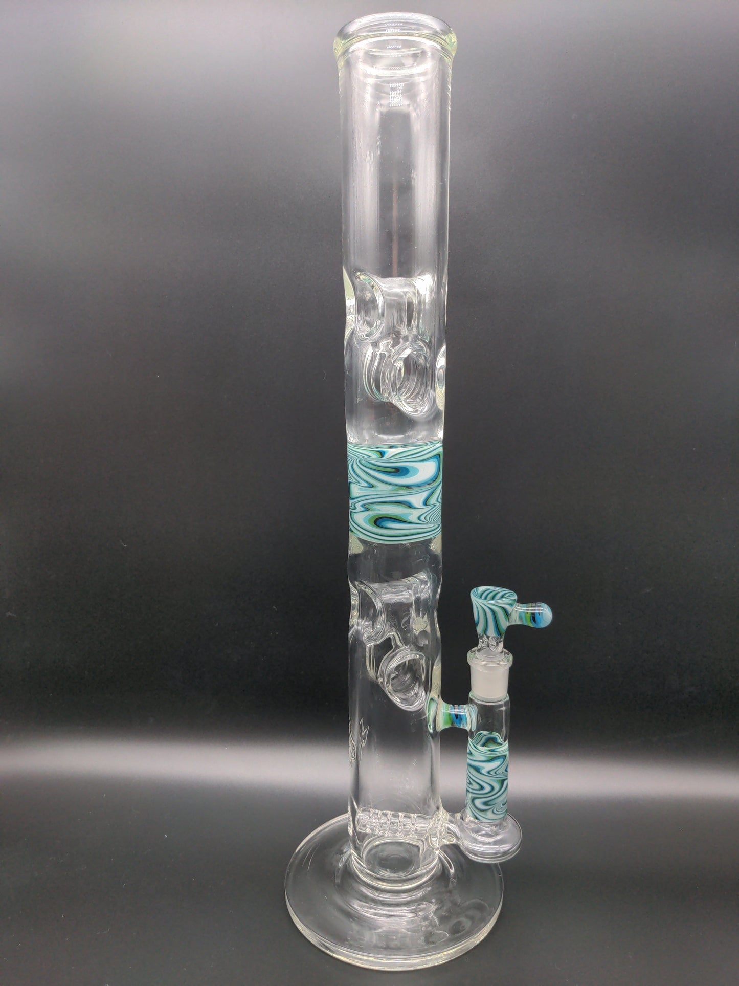 Swiss Wig Wag Straight Tubes - By Texas Hot Glass - Avernic Smoke Shop