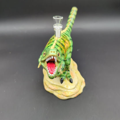 T Rex Dinosaur Bong - Glass and Resin - Avernic Smoke Shop