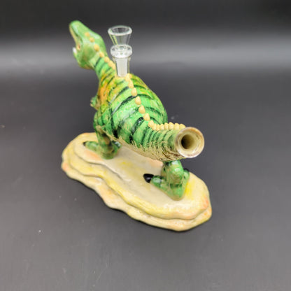 T Rex Dinosaur Bong - Glass and Resin - Avernic Smoke Shop