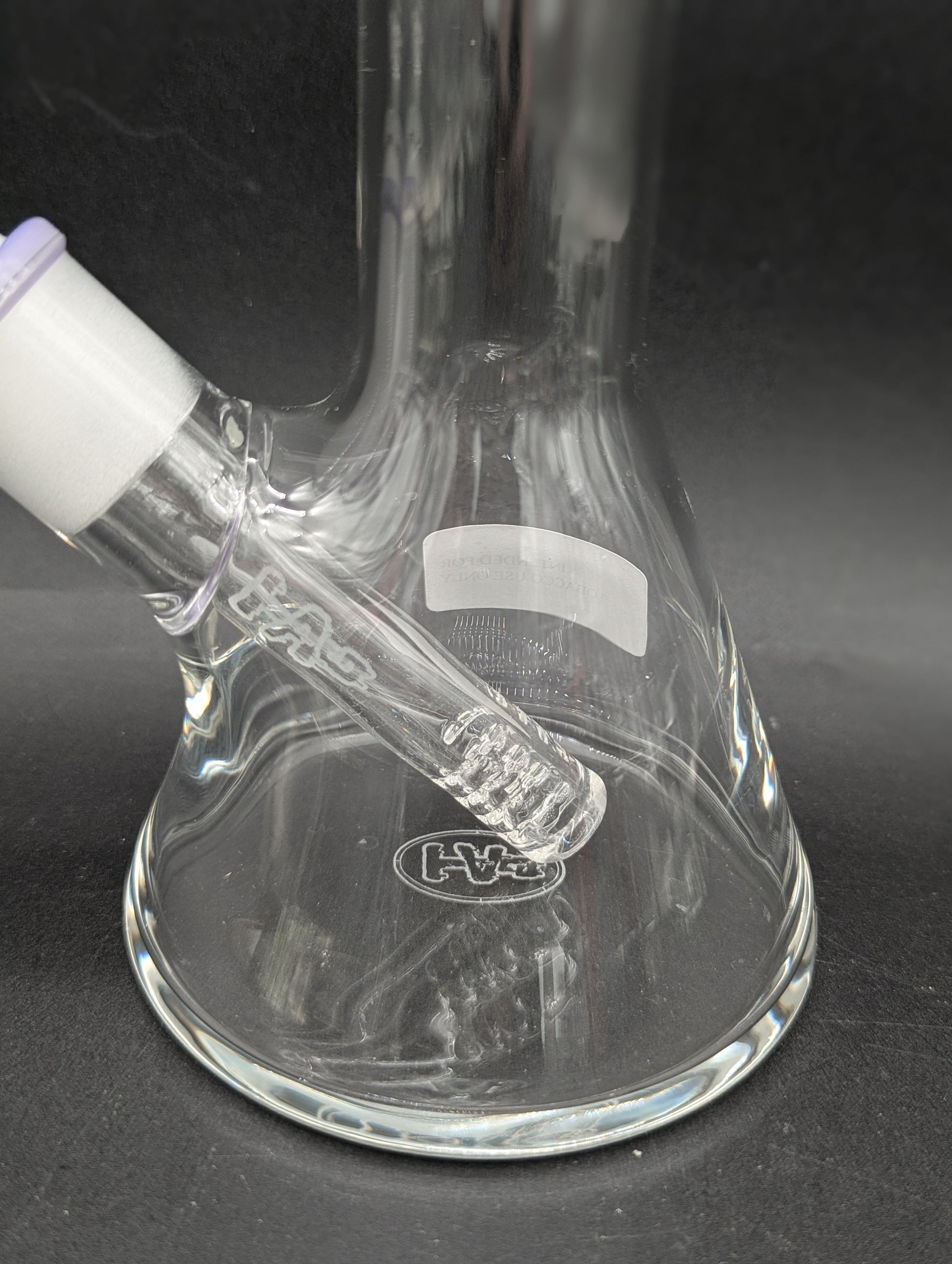 TAG - 12" Beaker 32x4MM - 18/14MM Downstem | Purple Accents-Avernic Smoke Shop