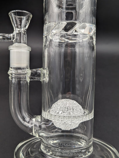 TAG - 14" Netted Disc to Turbine Perc Bong - Meech Madness Smoke Shop