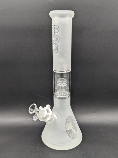 TAG - 14" Sandblasted Fixed 8 Arm Tree Beaker 50x7mm-Avernic Smoke Shop