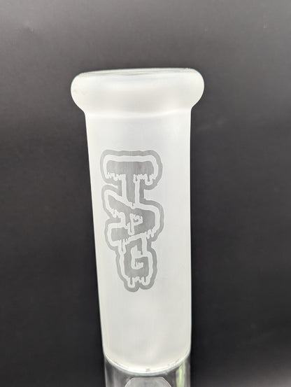 TAG - 14" Sandblasted Fixed 8 Arm Tree Beaker 50x7mm-Avernic Smoke Shop