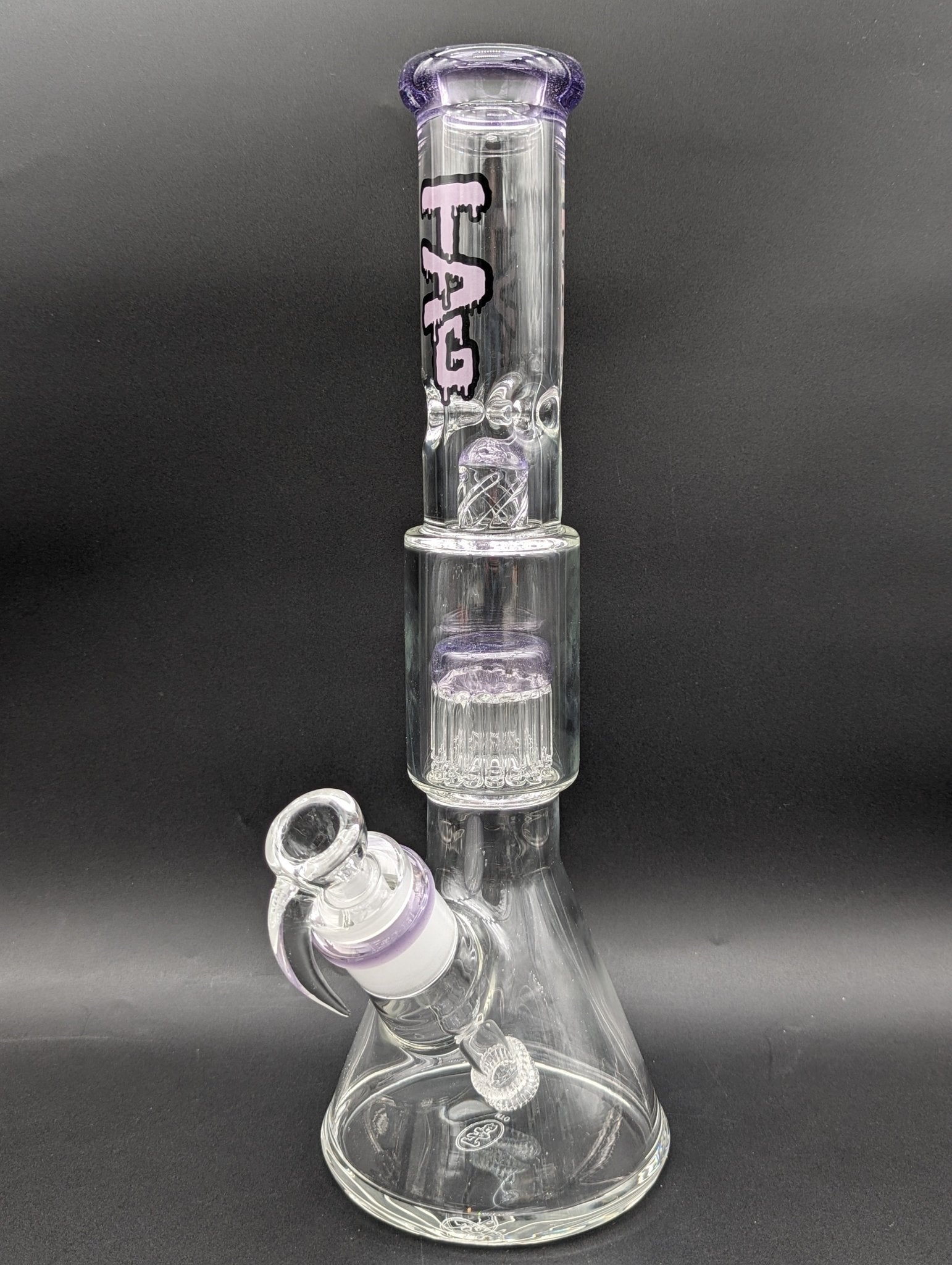 TAG - 17" Fixed 16 - Arm Tree Beaker 50x7MM - Meech Madness Smoke Shop