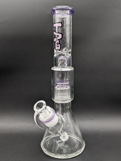 TAG - 17" Fixed 16 - Arm Tree Beaker 50x7MM - Meech Madness Smoke Shop