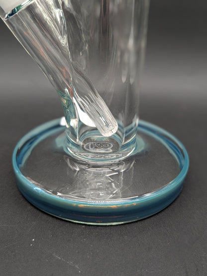 TAG - 18" Straight Tube 50x9MM - 18/14MM Downstem (4.00") | Slyme Blue-Avernic Smoke Shop