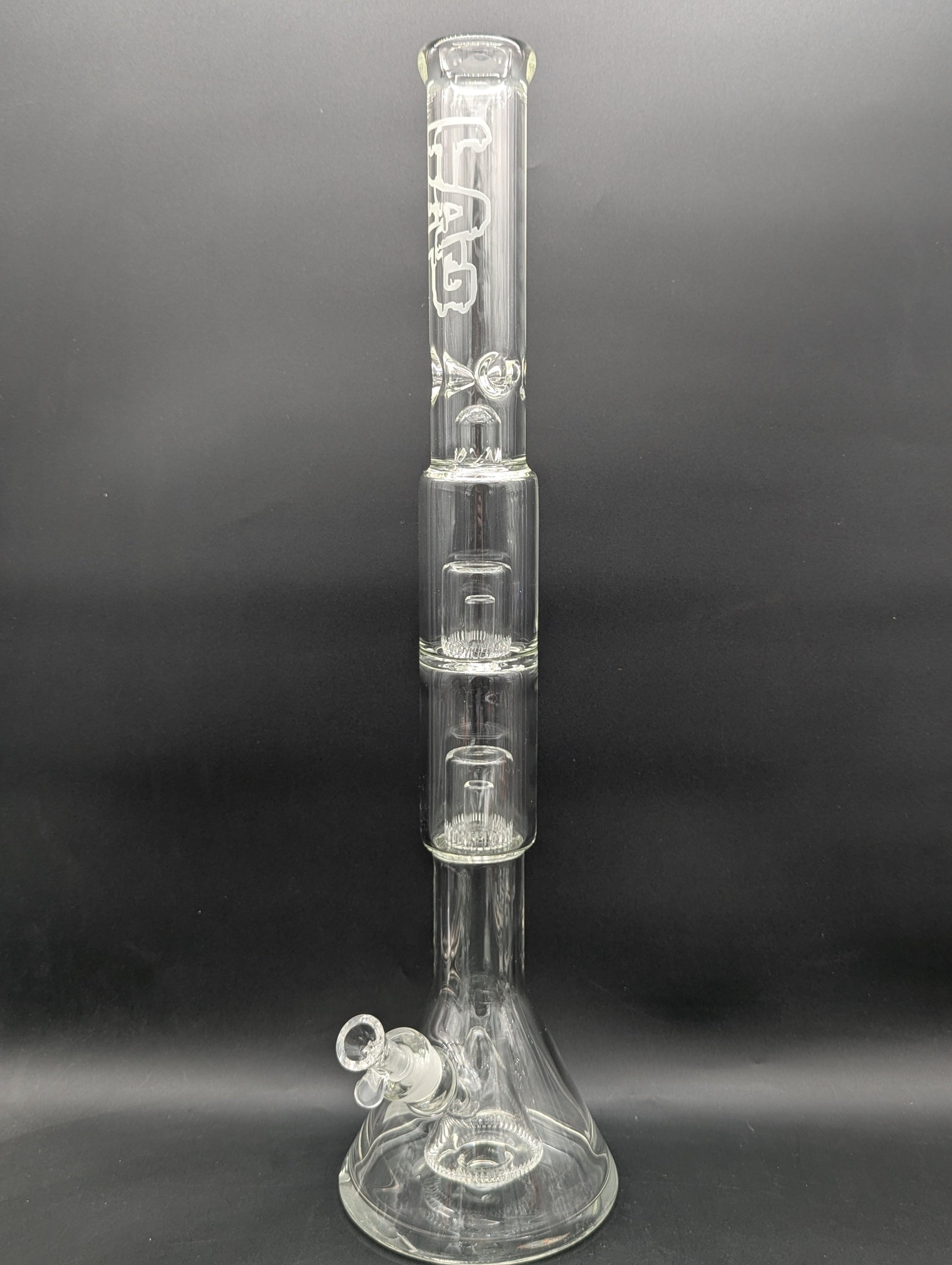 TAG - 24" Super Slit Pyramid to Double Super Slit Fixed Froth Showerhead 50x7MM-Avernic Smoke Shop