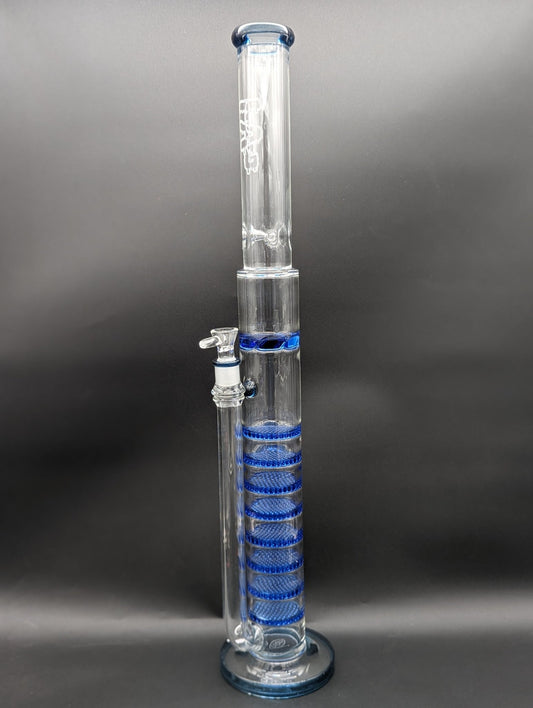 TAG - 27" Octuple Honeycomb Turbine Straight Tube Water Pipe 50x7 - Meech Madness Smoke Shop