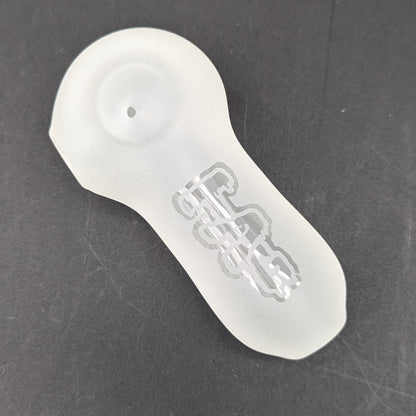TAG - 4" Super Thick Spoon Pipe - Sandblasted-Avernic Smoke Shop