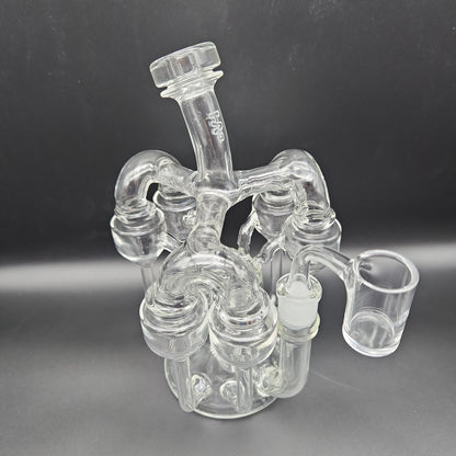 TAG 8" Multiplying Inline Sextuple Recycler 14mm F - Avernic Smoke Shop