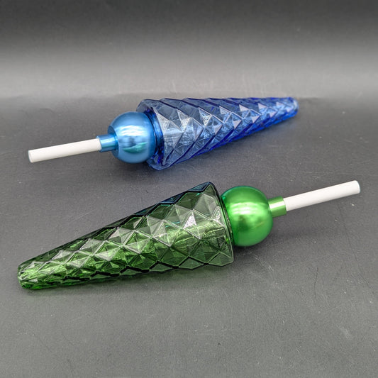 Tapered Crystal Style Dab Straw-Meech Madness Smoke Shop
