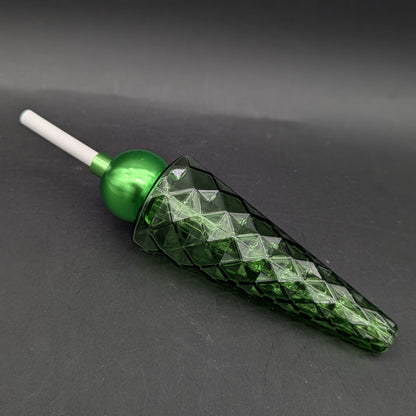 Tapered Crystal Style Dab Straw-Meech Madness Smoke Shop