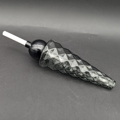 Tapered Crystal Style Dab Straw-Meech Madness Smoke Shop