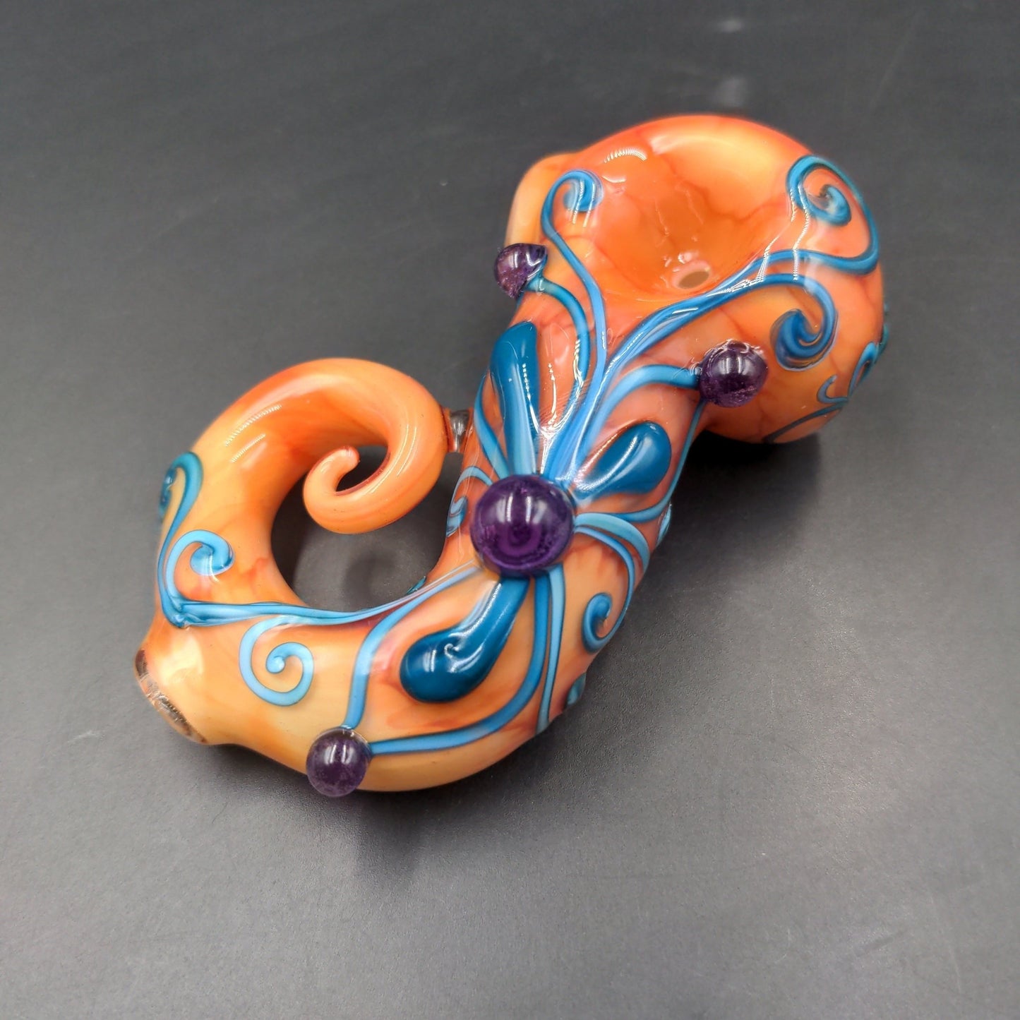 Tentacle Flower Hand Pipes by Lyric - Meech Madness Smoke Shop