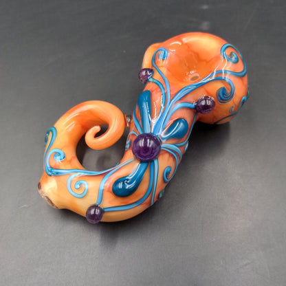 Tentacle Flower Hand Pipes by Lyric - Meech Madness Smoke Shop