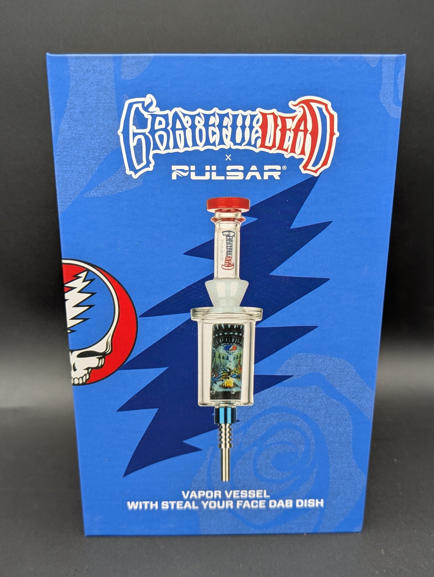 The Grateful Dead x Pulsar Inside Print Bubbler Dab Straw-Avernic Smoke Shop