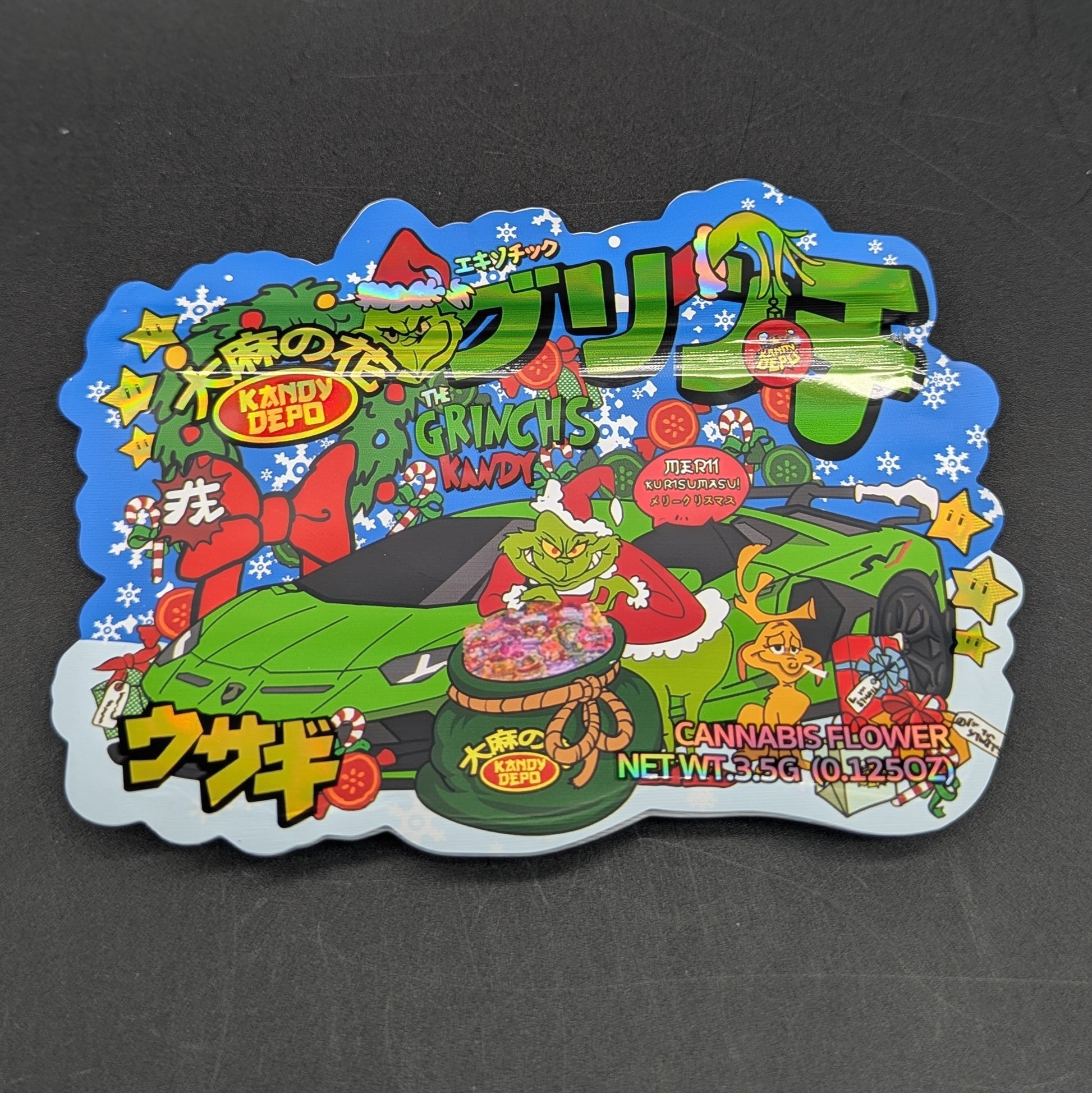 The Grinch's Kandy 3.5g Mylar Bag-Avernic Smoke Shop