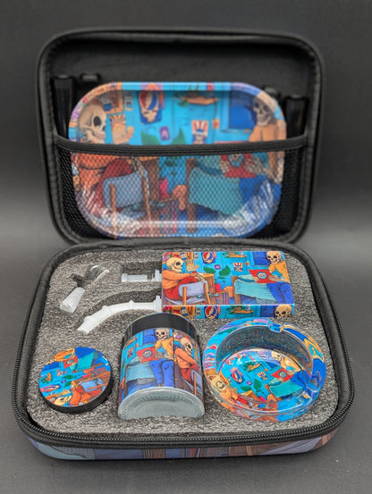 Themed Smoking Kit with Carry Case - Multiple Styles-Avernic Smoke Shop