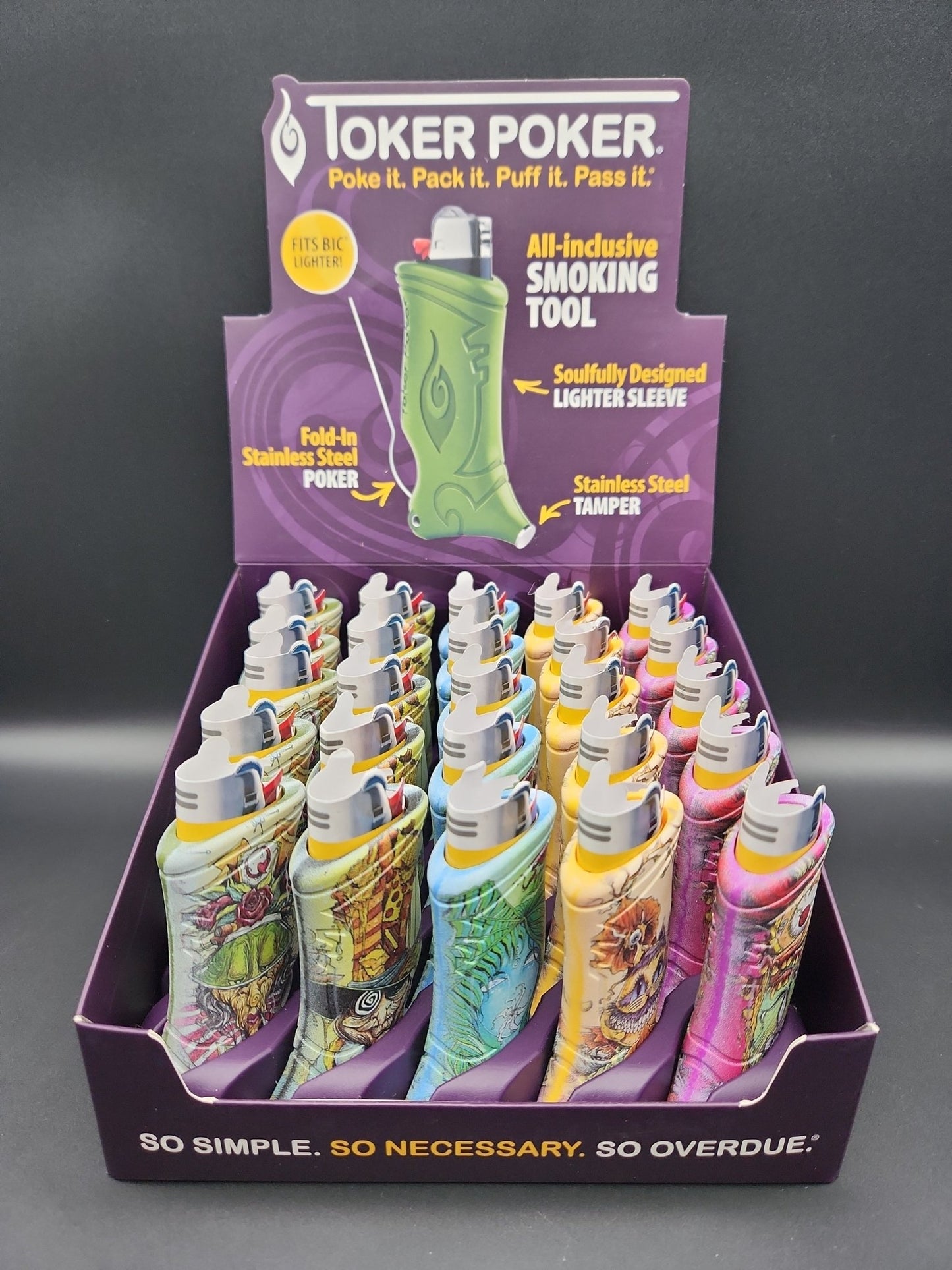 Toker Poker Lighter Sleeve | Sean Dietrich Box of 25 - Meech Madness Smoke Shop