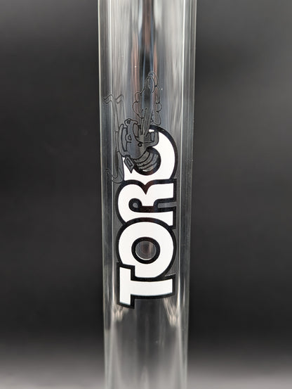 Toro Mini Tree Single Straight Tube Bong - 14"